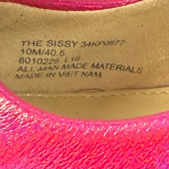 Katy Perry The Sissy hot pink iridescent 4” heel size 10 - Picture 5 of 10